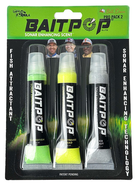 Bait Pop Elite Sonar Enhancing Scent - Bill Dance Legend Pack 2