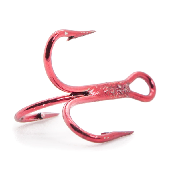 Mustad Classic Treble Hook - Red (3551-RB)