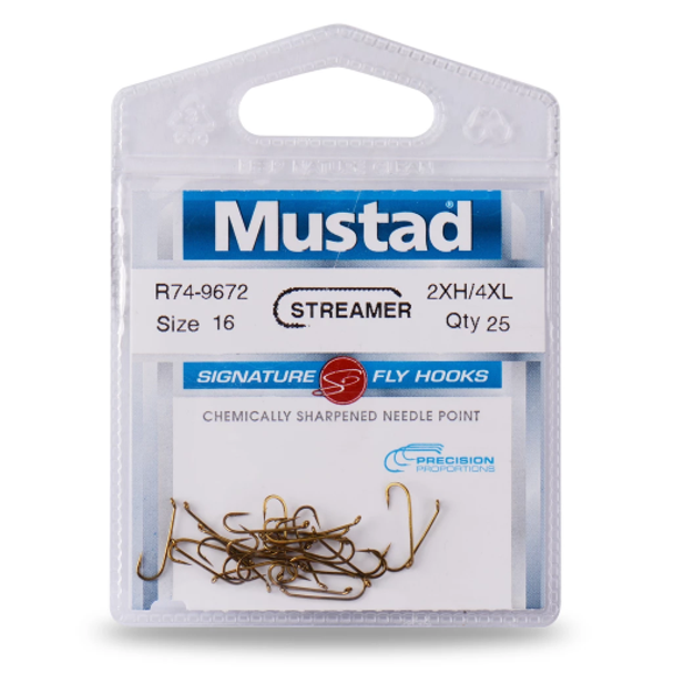 Mustad Signature Fly Hook 4X Long (R74-9672) 