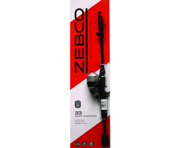 Zebco 33 Micro 5' Ultra-Light Telescopic Spincast Combo