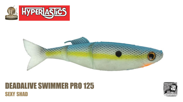 A Band of Anglers HYPERLASTICS™ DEADALIVE™ Pro5" - Swimmer Pro 123, Sexy Shad
