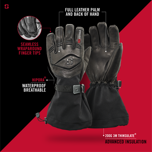 Striker Ice - SI Combat Leather Gloves