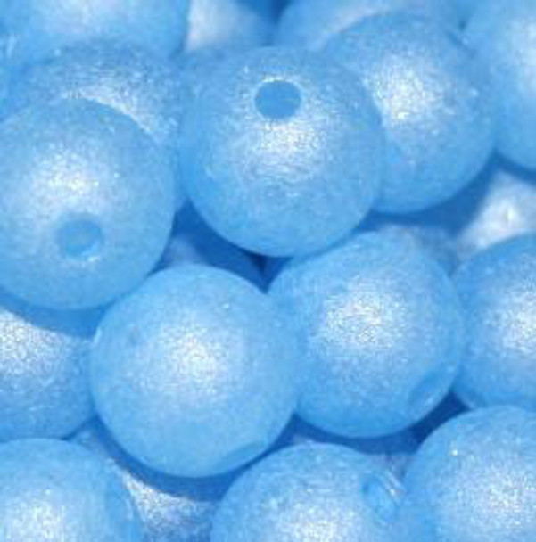 Troutbeads - 10mm 15ct Glowbeadz Blue Glow