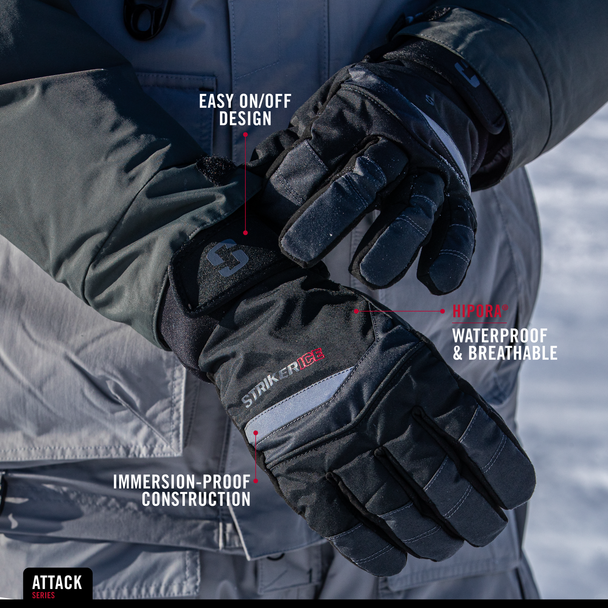 Striker Ice - Attack Gloves - Black