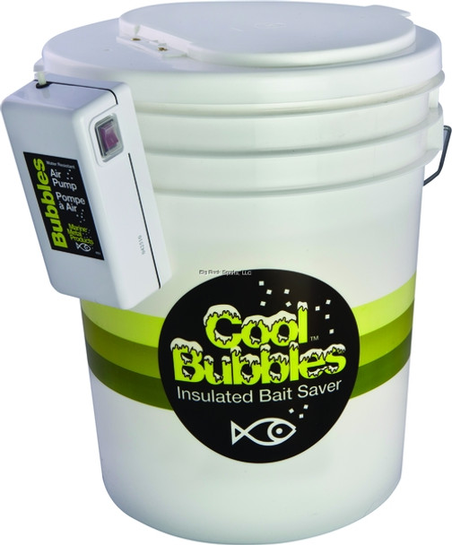 Marine Metal CB-35 Cool Bubbles 5 Gal Insulated Pail w/B-3 Pump