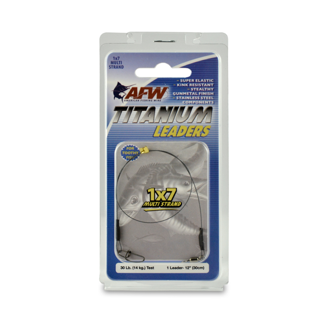 XS-PLUS TROPICS SALTWATER DEPTH CHARGE　WF10ファストシンク AFW - Titanium Surfstrand Multi Strand Bare 1x7 Wire Leaders