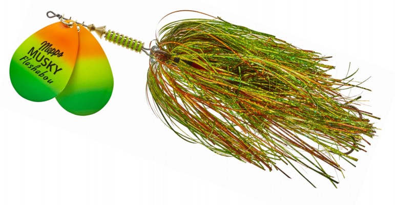 Leurre De Pêche Barfighter Double Magnum 10.5" - Couleur Firetiger Perch - Pour Musky, Walleye