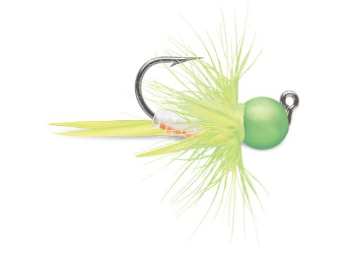 VMC TBFJ132GLCH Bullfly Jig- Glow Chartreuse (TBFJ132GLCH)