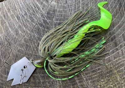 Venom Lures Rattle Shake - Green Pumpkin Shad 