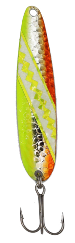 Michigan Stinger Spoons - 124 - Carmel Dolphin Glow