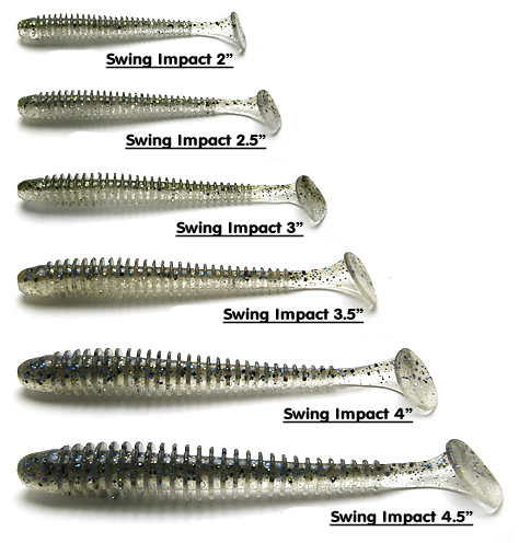 Keitech 3 Swing Impact Swimbait