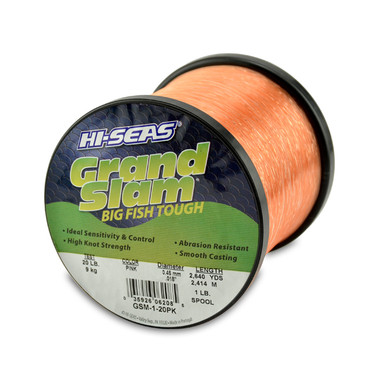 Hi Seas - Grand Slam Monofilament Line - Green - 5 Pound Spool