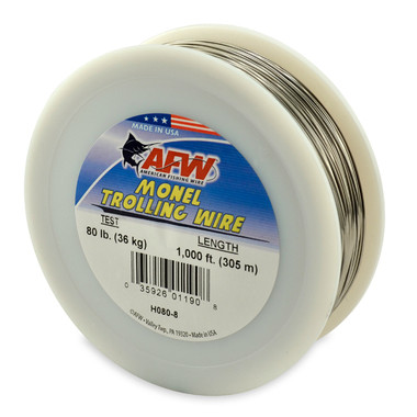 AFW - Monel Trolling Wire Nickel-Copper Alloy 20lb Bright 300ft