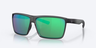 Costa Rincon Matte Smoke Crystal Frame Green Mirror 580G - FISH307