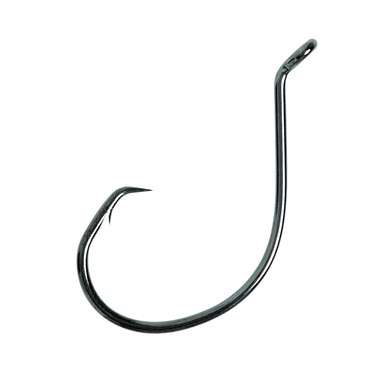Trokar Flippin' Extra Wide Gap Fishing Hook - Barbed Straight Shank, Forged Welded Eye (Size 3/0)