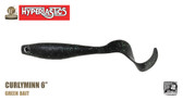 A Band of Anglers HYPERLASTICS™ CURLYMINN™ Pro 6" - Topwater, Green Bait