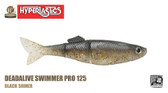 A Band of Anglers HYPERLASTICS™ DEADALIVE™ Pro5" - Swimmer Pro 123, Black Shiner