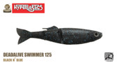 A Band of Anglers HYPERLASTICS™ DEADALIVE™ 5" - Swimmer 123, Black n Blue