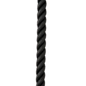 New England Ropes 1/2" X 15' Premium Nylon 3 Strand Dock Line - Black