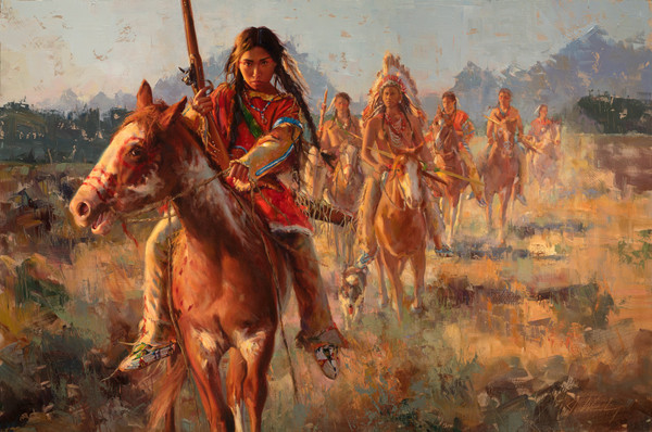 Pitamakan; Braver than the Braves Giclee Print