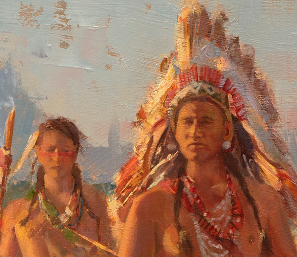 Pitamakan; Braver than the Braves Giclee Print