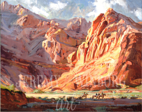 Snow Canyon Shadows Original (SOLD)