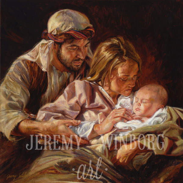 For Unto Us a Child is Born Giclée Print