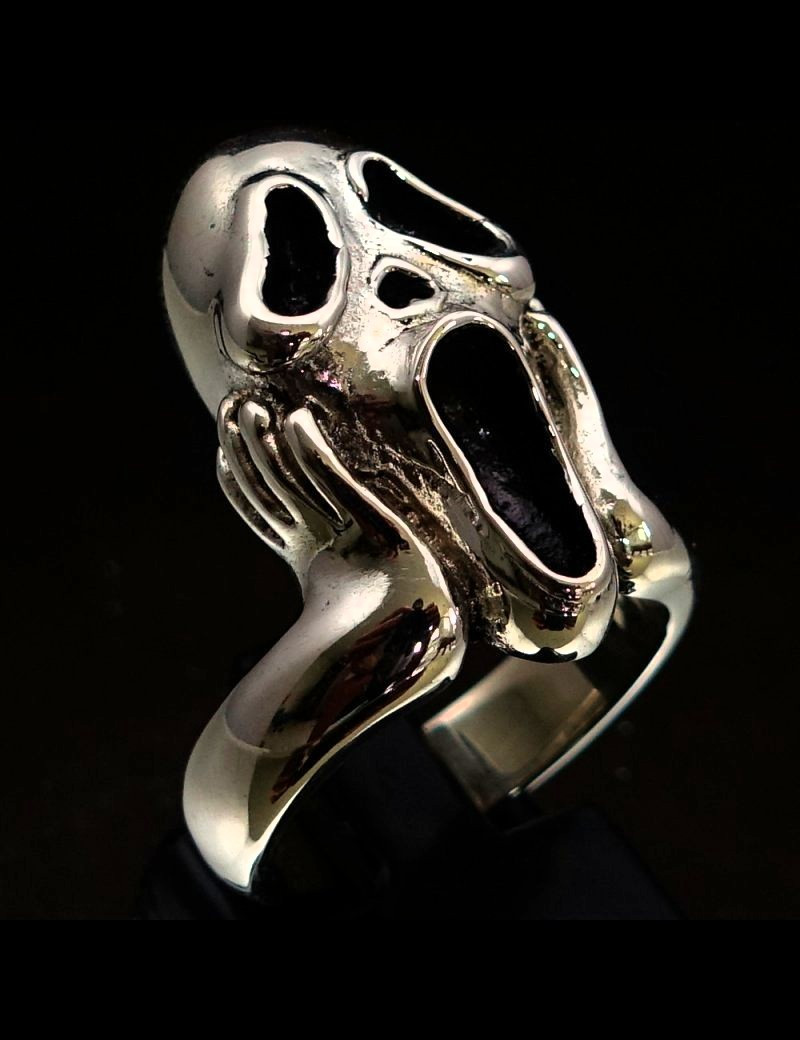 Sterling silver Art work ring The Scream inspired by Munch high ...