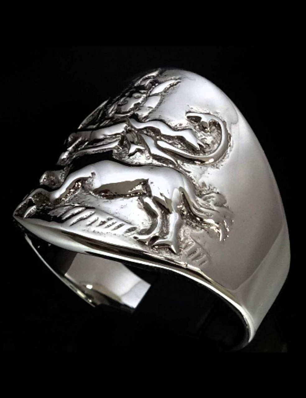 Sagittarius 925 Silver Zodiac Ring Sterling Silver Men 