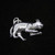 Little Sterling silver Animal Pendant Tiger Panthera high polished 925 silver