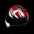 Sterling silver Religious symbol ring Church of England Anglican Cross with Red enamel high polished 925 silver