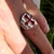 Sterling silver Occitan Cross ring Medieval France Heraldic symbol with Red enamel high polished 925 silver