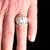 Sterling silver ring Cancer Zodiac op dome Star sign June July Matte finish & high polished 925 silver