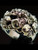 Sterling silver Biker Skull ring Thirteen Skulls massacre high polished 925 silver