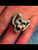 Big Sterling silver men's Biker ring Ram Horned Devil Skull high polished and antique 925 silver
