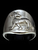 Sterling silver Zodiac ring Aries high polished 925 silver