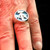 Sterling silver ring Hammer and Compass East Germany emblem DDR with Blue enamel 925 silver