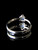 Sterling silver women's ring with a pear cut Blue Fire Moonstone Gemstone high polished 925 silver