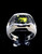 Sterling silver men's Solitaire ring with a round cut Beautiful Olive Green CZ high polished 925 silver