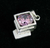 Beautiful Sterling silver women's pendant with a Sparkling Pink CZ 925 silver