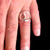 Initial Sigma Sterling silver ring Greek alphabet capital letter high polished 925 silver