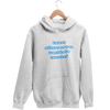 Tweet Me Right  ~ Unisex  Fleece Pullover Hoodie ~  HEATHER GREY