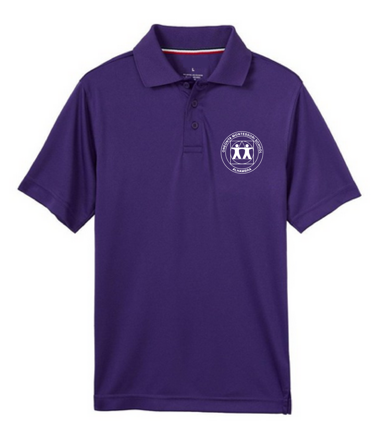 Girls Violet Polo