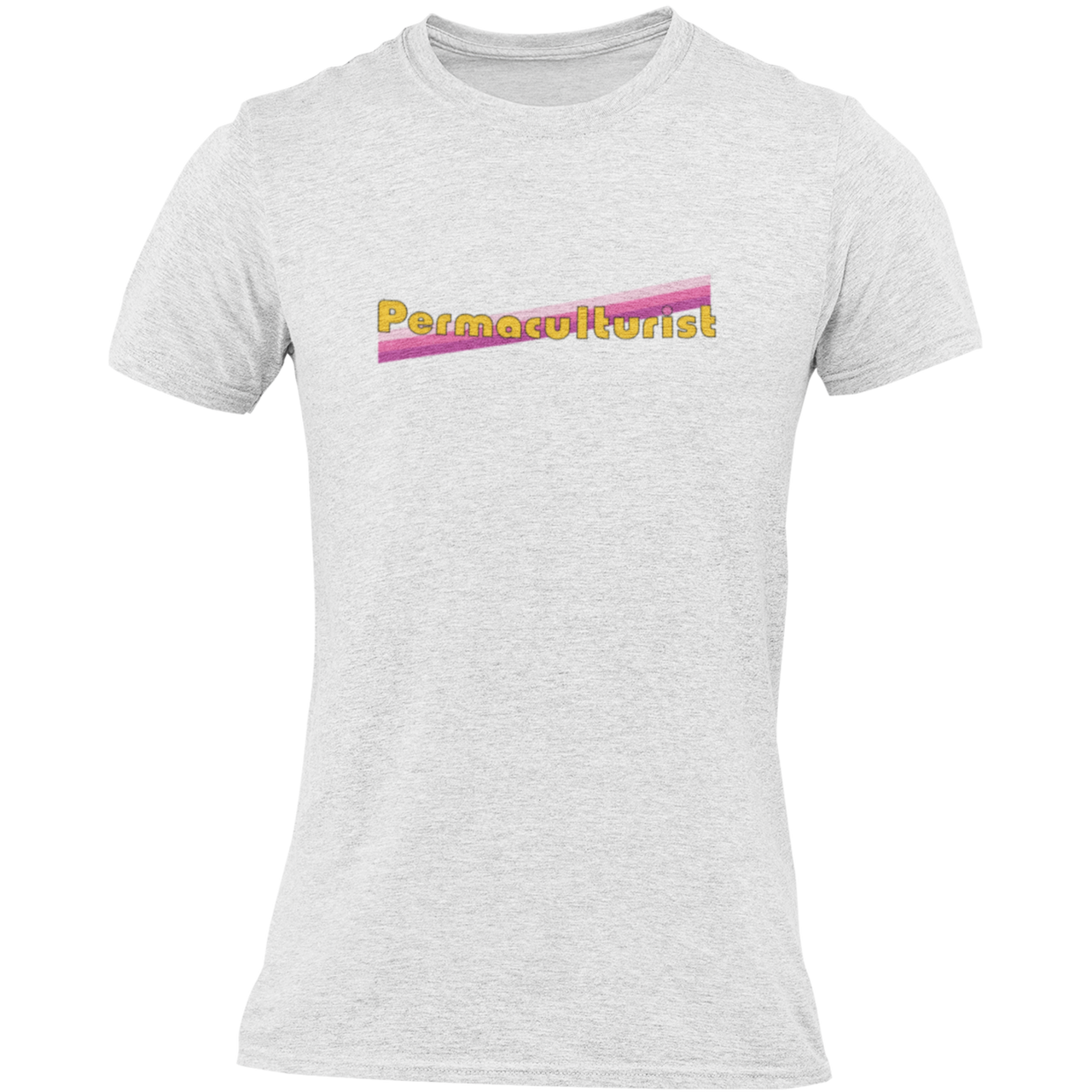  Permaculturist~ Cotton Crew Tee ~ HEATHER GREY