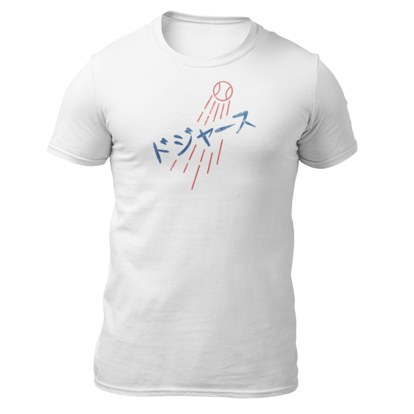 Dodgers (Japanese)~ Cotton Crew Tee ~ WHITE