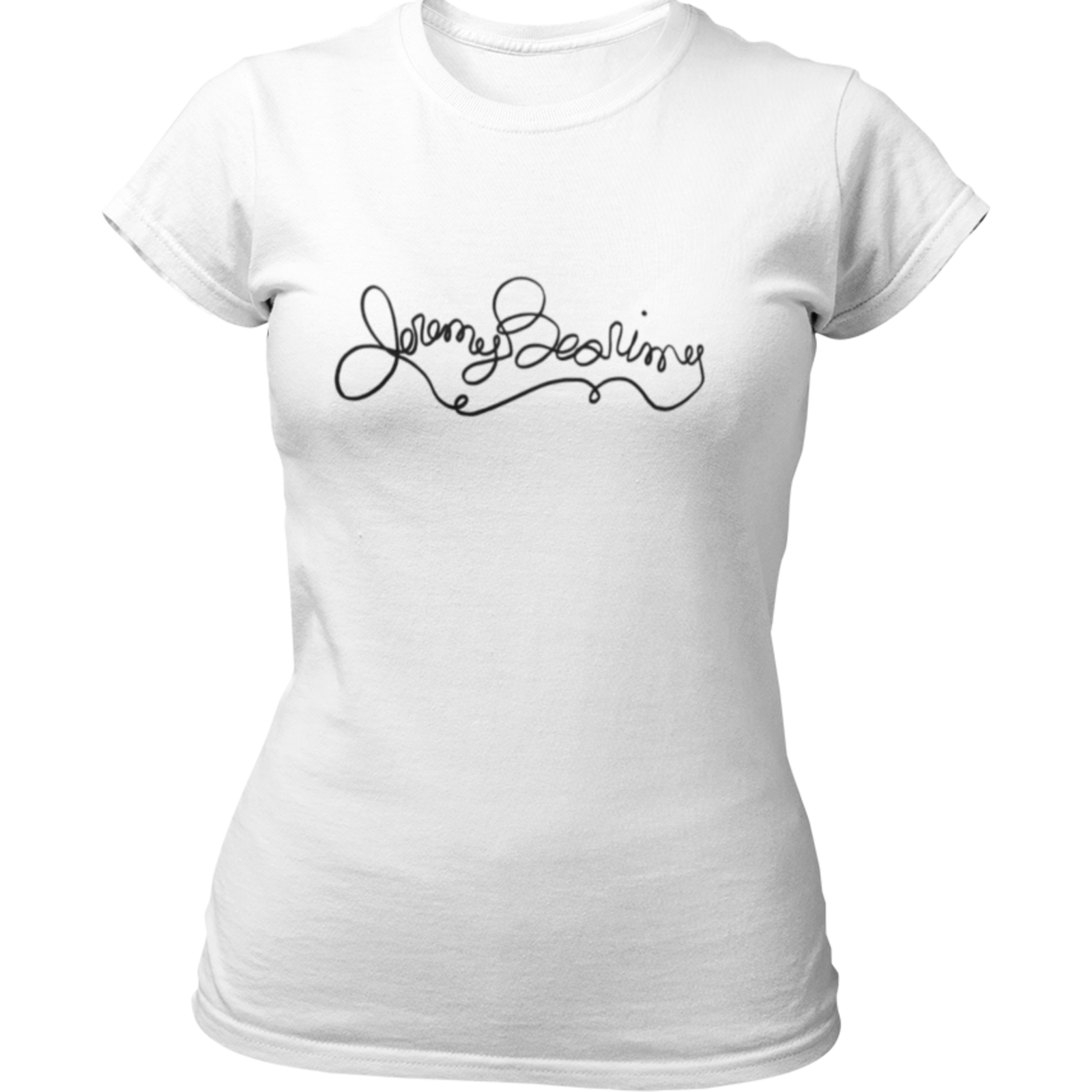 Jeremy Bearimy  ~ Cotton Crew Tee ~ WHITE