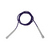 2.4m Skipping Rope - Purple Cord and White Handles