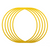 50cm Yellow Solid Hula Hoop