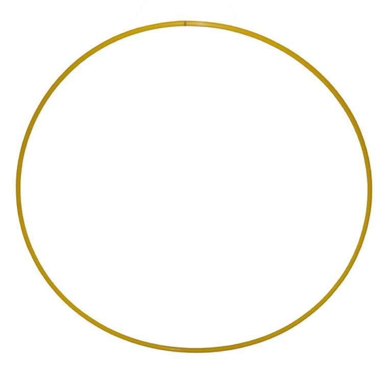 50cm Yellow Solid Hula Hoop