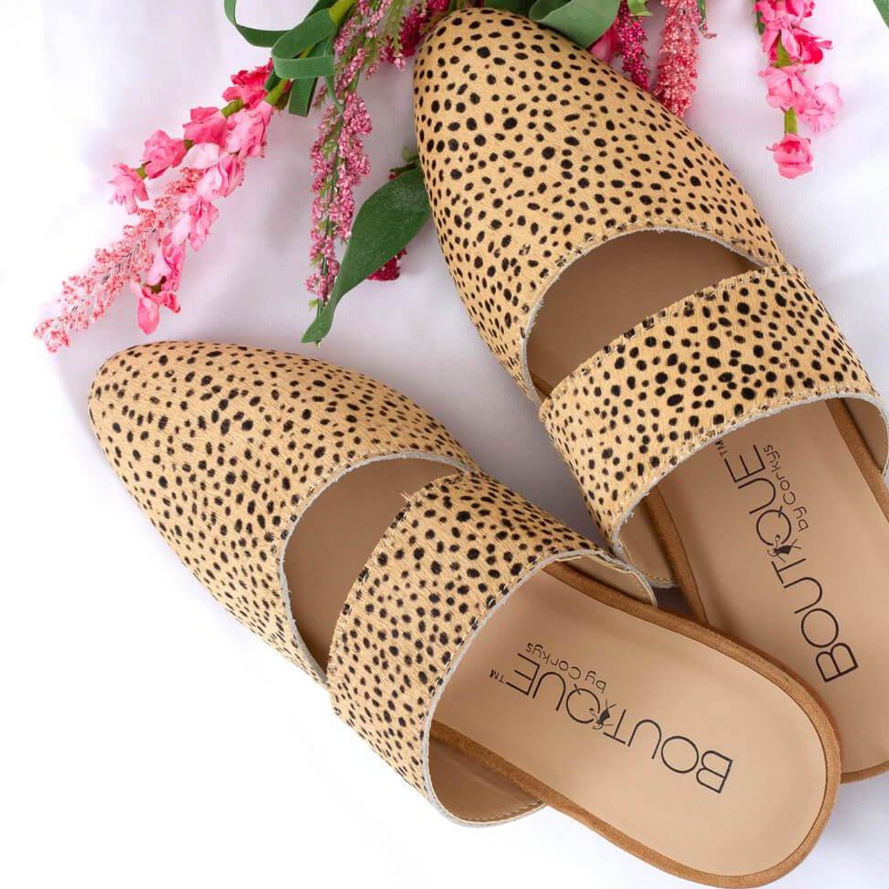 cheetah mule shoes